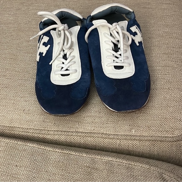 Tory Burch Shoes - Tory Burch Blue and White Athletic Shoes
